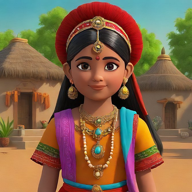 3D cartoon character art